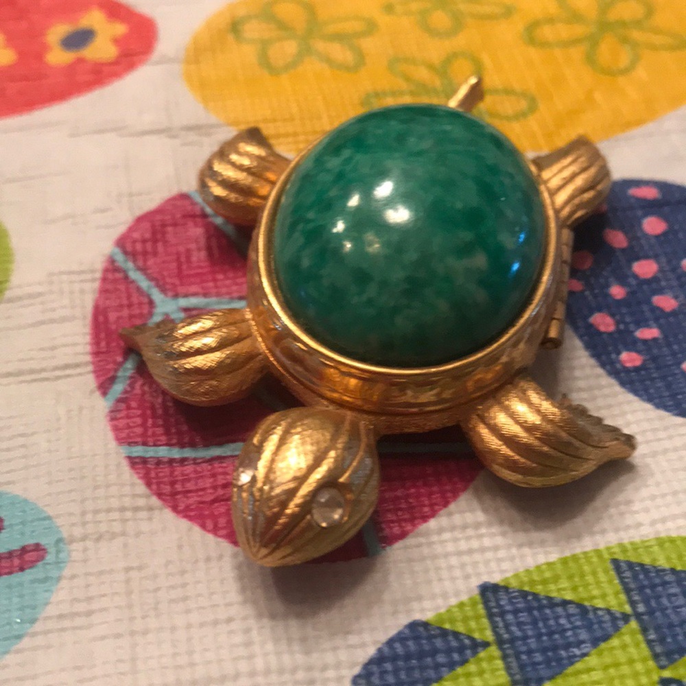 Antique Avon Turtle perfume